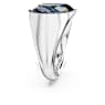 Bague cocktail Lucent, Gris, Métal rhodié - Swarovski, 5670362