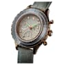 Octea Chrono 手錶, 瑞士製造, 真皮錶帶, 白色, 玫瑰金色潤飾 - Swarovski, 5671150