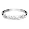 Dextera Armreif, Verschiedene Schliffe, Weiß, Rhodiniert - Swarovski, 5671193
