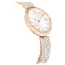 Montre Illumina, Fabriqué en Suisse, Bracelet en métal, Ton doré, Finition champagne doré - Swarovski, 5671196