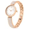 Illumina watch, Swiss Made, Metal bracelet, Rose gold tone, Rose gold-tone finish - Swarovski, 5671202