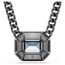 Imber pendant, Octagon cut, Blue, Ruthenium plated - Swarovski, 5671582