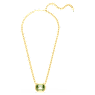 Imber pendant, Octagon cut, Green, Gold-tone plated - Swarovski, 5671583