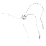 Constella bracelet, Oval cut, Blue, Rhodium plated - Swarovski, 5671895
