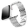 Sparkling 되는 프린세스 스트랩, Apple Watch® 40mm, 41mm 용, 실버 톤, 스테인리스 스틸 - Swarovski, 5672167