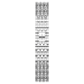 公主錶帶, 適用於 Apple Watch® 40 毫米 和 41 毫米, 銀色, 不銹鋼 - Swarovski, 5672167