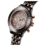Octea Chrono watch, Swiss Made, Metal bracelet, Rose gold tone, Mixed metal finish - Swarovski, 5672937