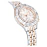 Octea Chrono watch, Swiss Made, Metal bracelet, Rose gold tone, Mixed metal finish - Swarovski, 5672937