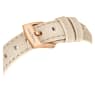 Matrix tennis 7-link watch, Swiss Made, Leather strap, Grey, Rose gold-tone finish - Swarovski, 5672968