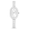 Dextera Bangle watch, Swiss Made, Metal bracelet, Silver tone, Stainless steel - Swarovski, 5672977