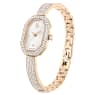 Dextera Bangle watch, Swiss Made, Metal bracelet, Gold tone, Champagne gold-tone finish - Swarovski, 5672987