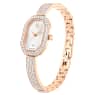 Dextera Bangle watch, Swiss Made, Metal bracelet, Rose gold tone, Rose gold-tone finish - Swarovski, 5672992