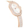 Dextera Bangle watch, Swiss Made, Metal bracelet, Rose gold tone, Rose gold-tone finish - Swarovski, 5672992