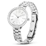 Ročna ura Certa, Izdelano v Švici, Kovinska zapestnica, Srebrn odtenek, Nerjavno jeklo - Swarovski, 5672998