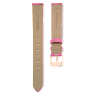 Bracelet de montre, Largeur : 13 mm (0,51 po), Cuir, Rose, Finition or rose - Swarovski, 5674155