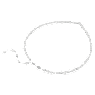 Mesmera set, Mixed cuts, White, Rhodium plated - Swarovski, 5674306