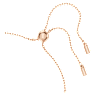 Idyllia bracelet, Clover, White, Rose gold-tone plated - Swarovski, 5674487