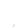 Luna จี้สร้อยคอ, พระจันทร์, ขาว, เคลือบโรเดียม - Swarovski, 5674895