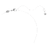 Insigne pendant, Mixed cuts, Cross, White, Rhodium plated - Swarovski, 5675573