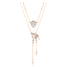 Dragon & Phoenix สร้อยคอ, เซ็ต (2), มุกคริสตัล, กรงเล็บมังกร, ขาว, เคลือบโทนสีโรสโกลด์ - Swarovski, 5675817