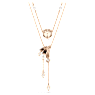 Dragon & Phoenix สร้อยคอ, เซ็ต (2), มุกคริสตัล, กรงเล็บมังกร, ขาว, เคลือบโทนสีโรสโกลด์ - Swarovski, 5675817