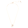Dragon & Phoenix pendant, Dragon’s claw, White, Rose gold-tone plated - Swarovski, 5675826