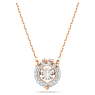Pendentif Dragon & Phoenix, Griffe de dragon, Blanc, Placage de ton or rosé - Swarovski, 5675827