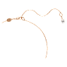 Pendentif Dragon & Phoenix, Griffe de dragon, Blanc, Placage de ton or rosé - Swarovski, 5675827