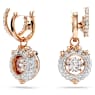 Dragon & Phoenix ドロップピアス, ドラゴンの爪, ホワイト, ローズゴールドトーン・プレーティング - Swarovski, 5675834
