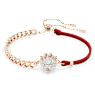 Dragon and Phoenix สร้อยข้อมือ, กรงเล็บมังกร, แดง, เคลือบโลหะหลากชนิด - Swarovski, 5675841