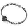 Dragon & Phoenix สร้อยข้อมือ, กรงเล็บมังกร, ดำ, เคลือบรูทีเนียม - Swarovski, 5675844