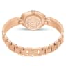 Crystal Rock Oval watch, Swiss Made, Metal bracelet, Red, Rose gold-tone finish - Swarovski, 5675998