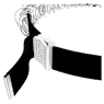 Hyperbola choker, Green, Rhodium plated - Swarovski, 5676060