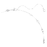 Mesmera necklace, Mixed cuts, Scattered design, White, Rhodium plated - Swarovski, 5676989