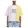 Liberal Youth Ministry, Gradient t-shirt, Pink - Swarovski, 5677029