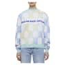 Liberal Youth Ministry, Gradient checker sweater, Blue - Swarovski, 5677032