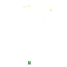 Matrix pendant, Rectangular cut, Green, Gold-tone plated - Swarovski, 5677141