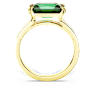 Matrix リング, 長方形カット, グリーン, ゴールドトーン・プレーティング - Swarovski, 5677150