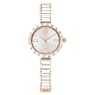 Matrix Bangle นาฬิกา, Swiss Made, สายนาฬิกาคริสตัล, ขาว, เคลือบโทนสีโรสโกลด์ - Swarovski, 5677484