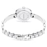 Matrix Bangle watch, Swiss Made, Crystal bracelet, White, Stainless Steel - Swarovski, 5677487