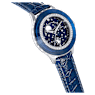 Reloj Octea Moon, Fabricado en Suiza, Luna, Correa de piel, Azul, Acero inoxidable - Swarovski, 5677494