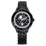 Octea Moon watch, Swiss Made, Moon, Metal bracelet, Black, Black finish - Swarovski, 5677497