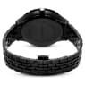 Octea Moon watch, Swiss Made, Moon, Metal bracelet, Black, Black finish - Swarovski, 5677497