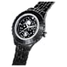 Octea Moon watch, Swiss Made, Moon, Metal bracelet, Black, Black finish - Swarovski, 5677497
