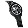 Octea Moon watch, Swiss Made, Moon, Metal bracelet, Black, Black finish - Swarovski, 5677497