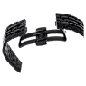 Octea Moon watch, Swiss Made, Moon, Metal bracelet, Black, Black finish - Swarovski, 5677497