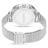 Nova Chrono Uhr, Schweizer Produktion, Metallarmband, Silberfarben, Edelstahl - Swarovski, 5677503