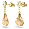 Długie kolczyki Tessa, W odcieniu złota, Powłoka w odcieniu złota - Swarovski, 5677549