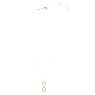 Pendente Hyperbola, Infinito, Bianco, Placcato color oro rosa - Swarovski, 5677623