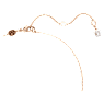 Pendente Hyperbola, Infinito, Bianco, Placcato color oro rosa - Swarovski, 5677623